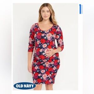 Maternity Long-Sleeve Bodycon Dress NWT Size Medium